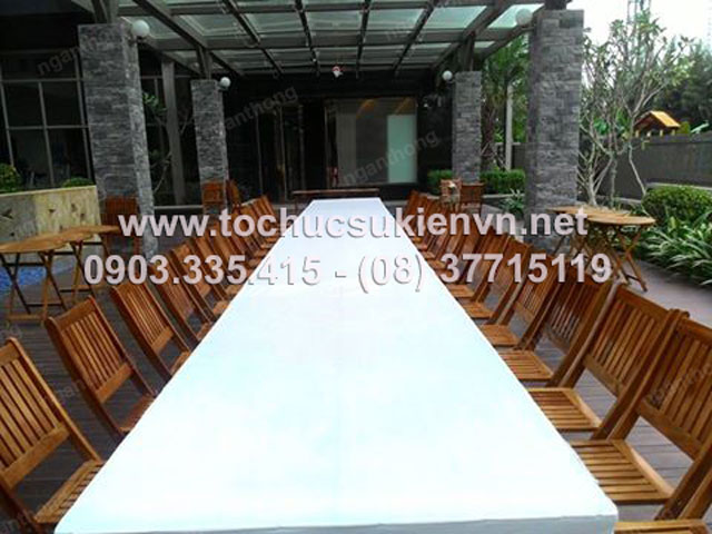 cho thuê bàn ghế gỗ ngoài trời 4 cho thuê bàn ghế gỗ ngoài trời 4