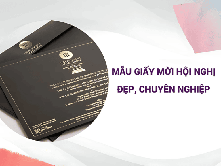 mẫu giấy mời dự hội nghị tổng kết năm