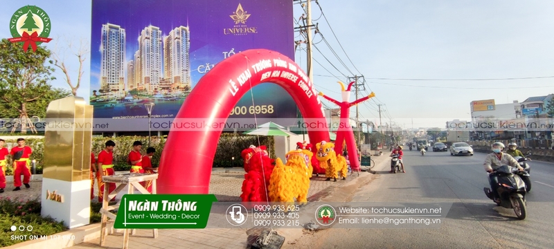 ngàn thông tổ chức lễ khai trương phòng kinh doanh và căn hộ mẫu