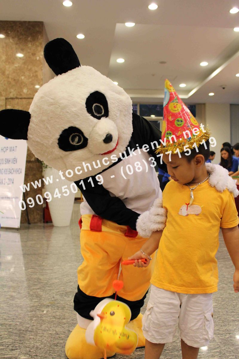 Cho thuê mascot gấu pooh, chuột micky Ngàn Thông 6