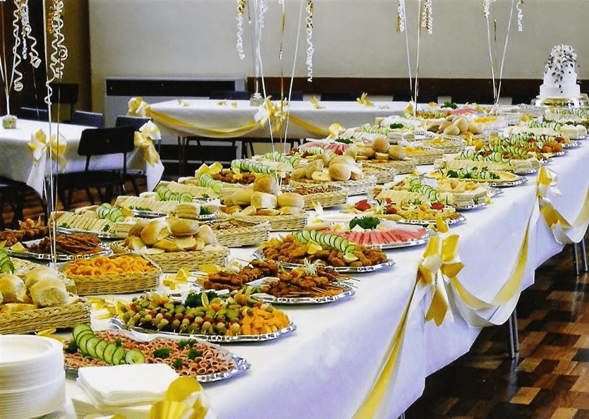 thuê bàn buffet