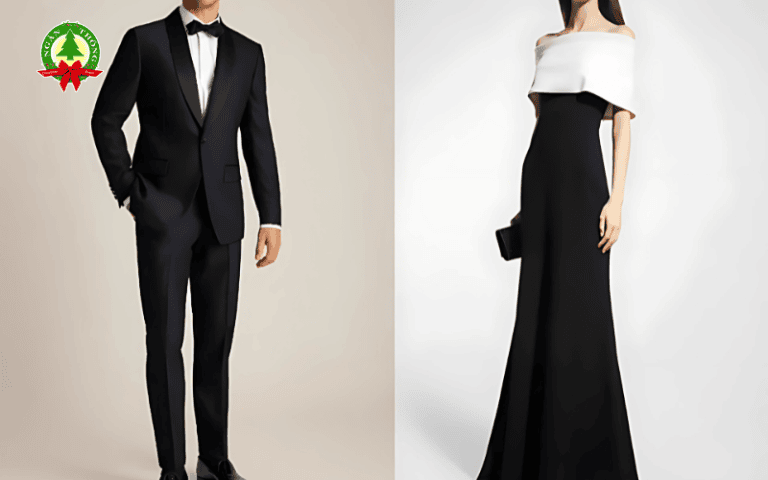 dress code đen trắng
