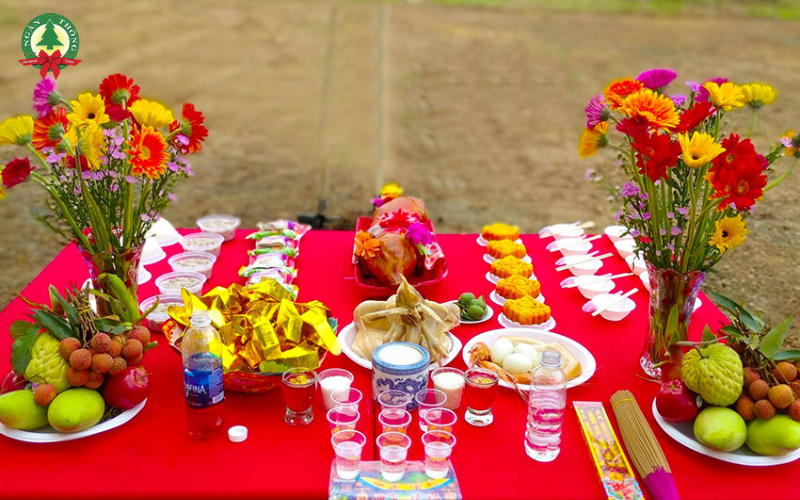 Bày biện lễ vật cúng động thổ cần những gì đúng chuẩn