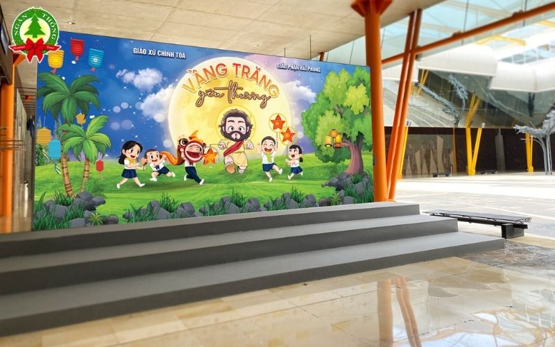 Thi công backdrop, tiểu cảnh và phụ kiện trang trí