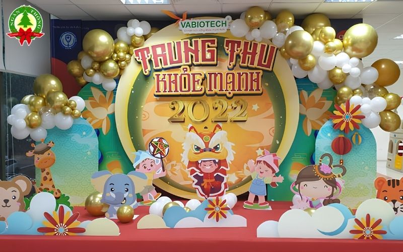 Mẫu trang trí sân khấu Trung thu đẹp nhất
