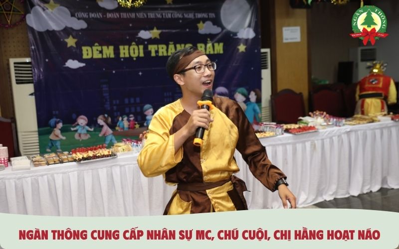 Công ty tổ chức sự kiện Trung Thu Ngàn Thông cung cấp nhân sự MC, Chú Cuội hoạt náo sự kiện