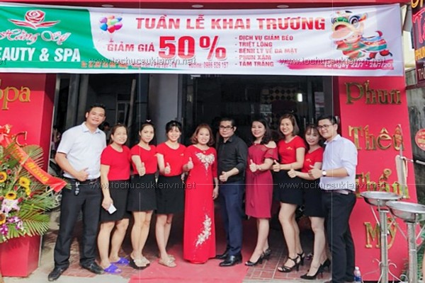 Ý Tưởng Khai Trương Spa tặng ưu đãi trong ngày khai trương spa