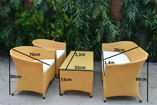 Ghế sofa MÂY băng dài