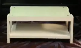 Bàn sofa GỖ TRẮNG Mặt kính