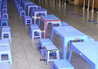 Ghế nhựa lùn trẻ em (không lưng tựa)