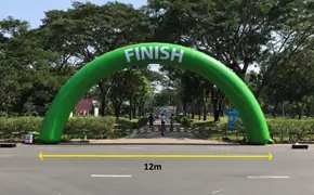 Cổng hơi 12m xanh dương hoặc xanh lá