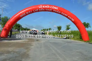 Cổng hơi 15m đỏ , xanh dương hoặc xanh lá