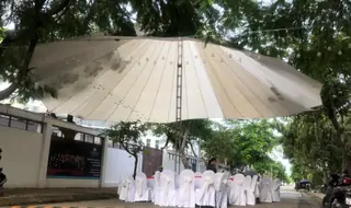 Dù tròn 1 đỉnh 15m