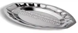 Dĩa Oval Inox