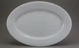 Dĩa oval sứ trắng 40cm