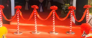 Bộ cắt băng khánh thành có trụ inox