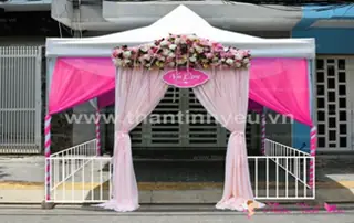 Nhà lều xếp di động BÁNH Ú (3m x 3m, cao 2.4m)