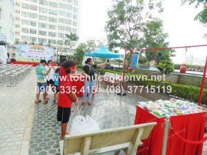 Tổ chức tiệc 1/6 tại Cao ốc Phú Hoàng Anh