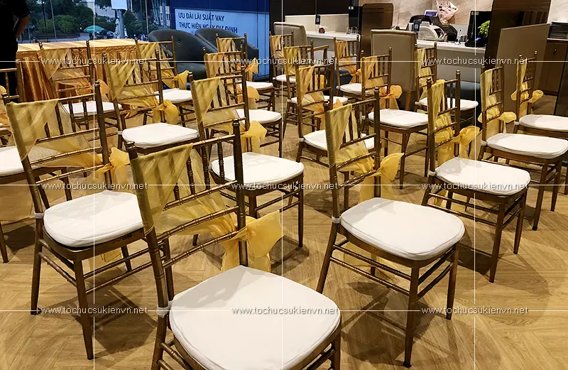 Cho thuê bàn ghế sự kiện, tiệc cưới tại TPHCM - Công ty Ngàn Thông