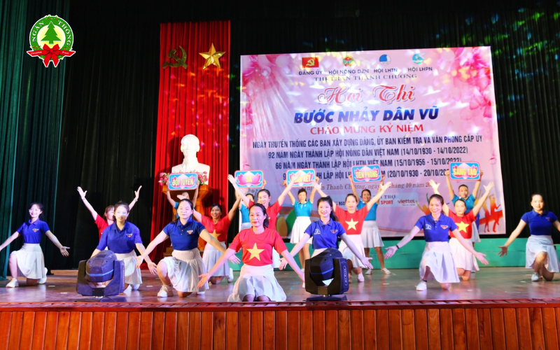 Không khí gắn kết và lan tỏa năng lượng tích cực từ kịch bản chương trình giao lưu dân vũ