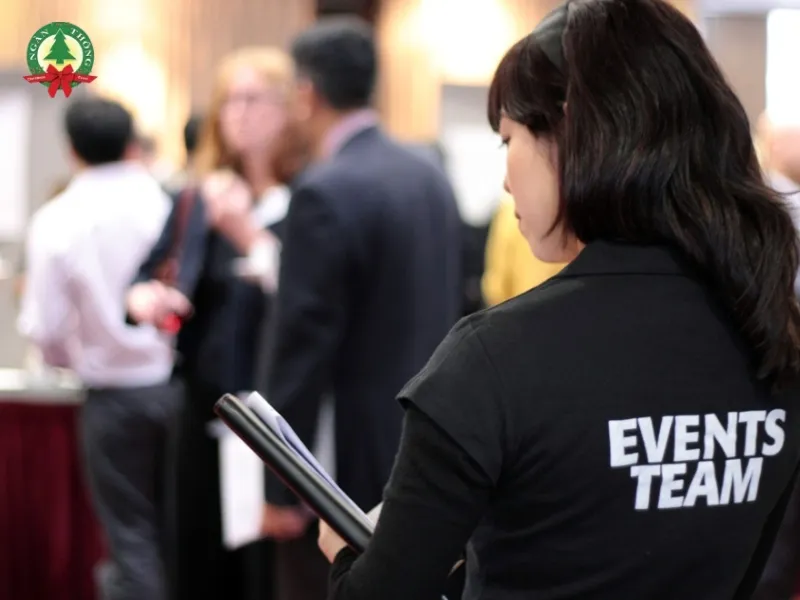 các vị trí trong tổ chức sự kiện