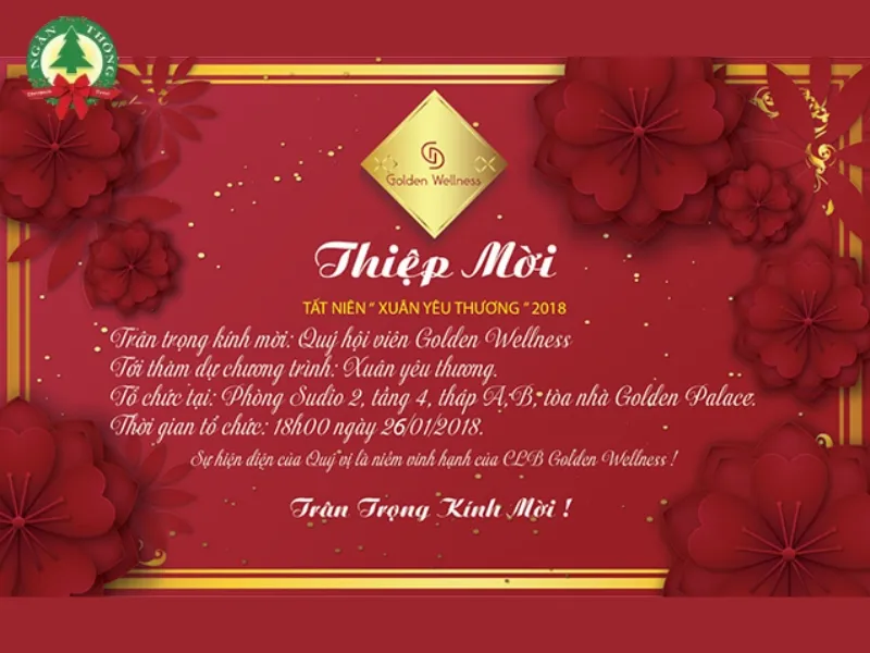 thư mời tất niên hài hước