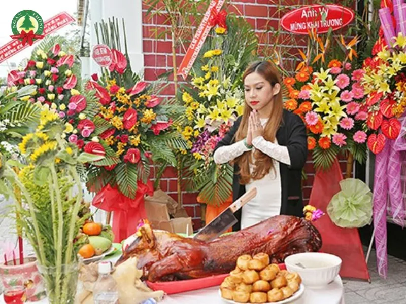 cách cúng khai trương tiệm nail