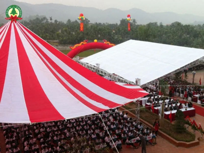 Cho thuê bạt che mưa