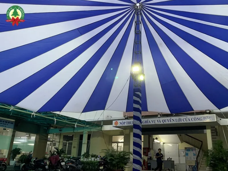 Cho thuê bạt che mưa
