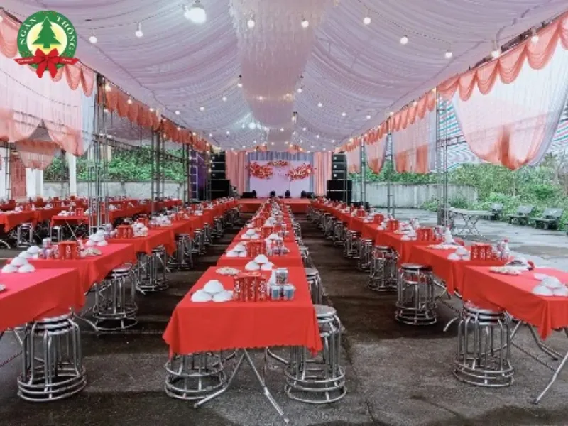 dịch vụ cho thuê bàn ghế chén dĩa