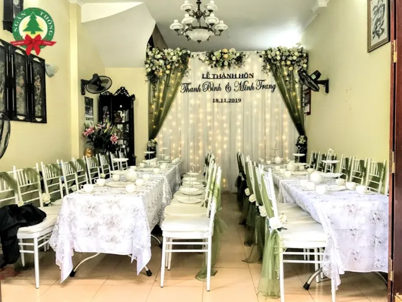 dịch vụ cho thuê bàn ghế đám cưới