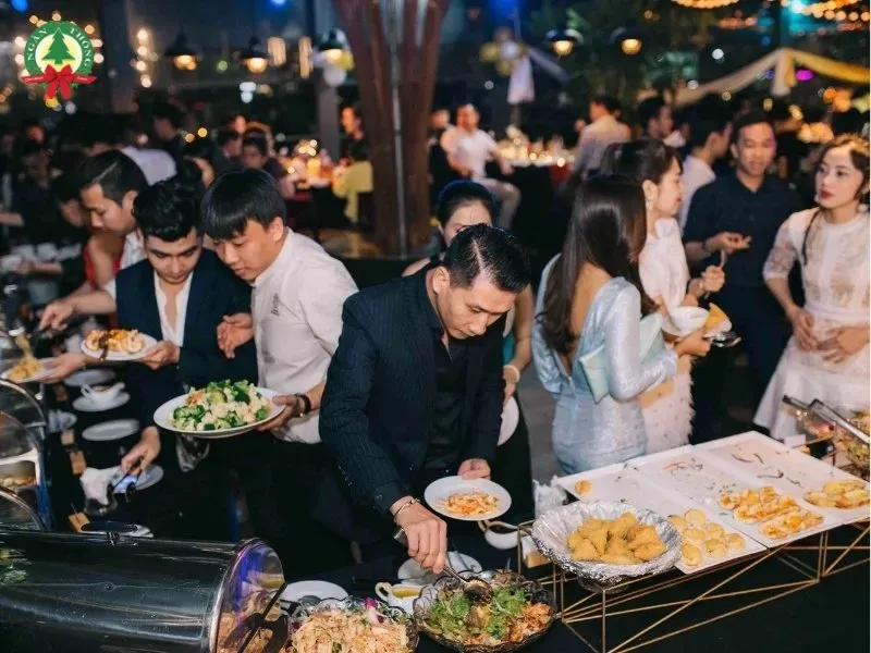 xu hướng đặt tiệc liên hoan cuối năm