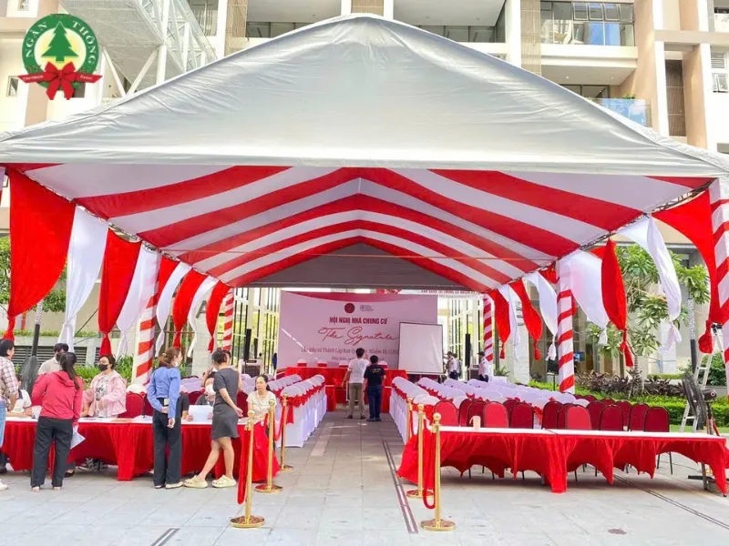 báo giá cho thuê nhà bạt không gian