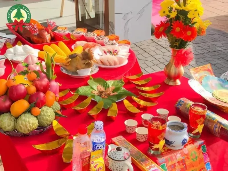 lễ tạ đất cúng trong nhà hay ngoài sân