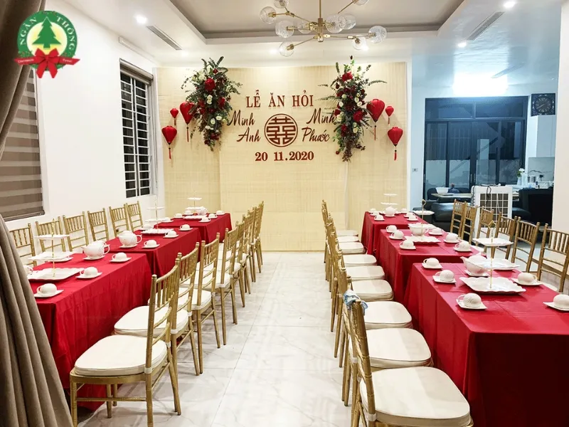 thuê bàn ghế ăn cỗ