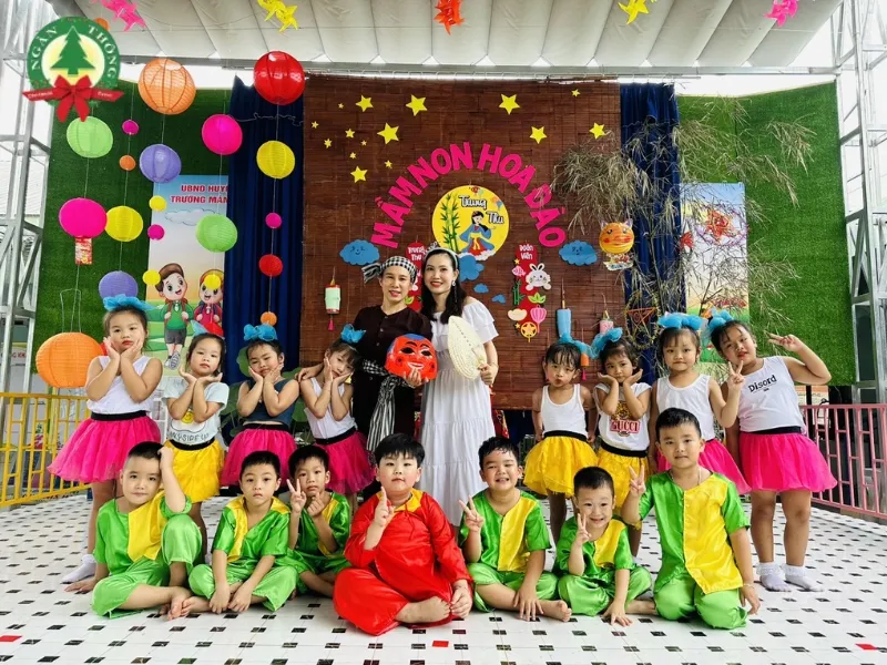 tổ chức trung thu cho các cháu