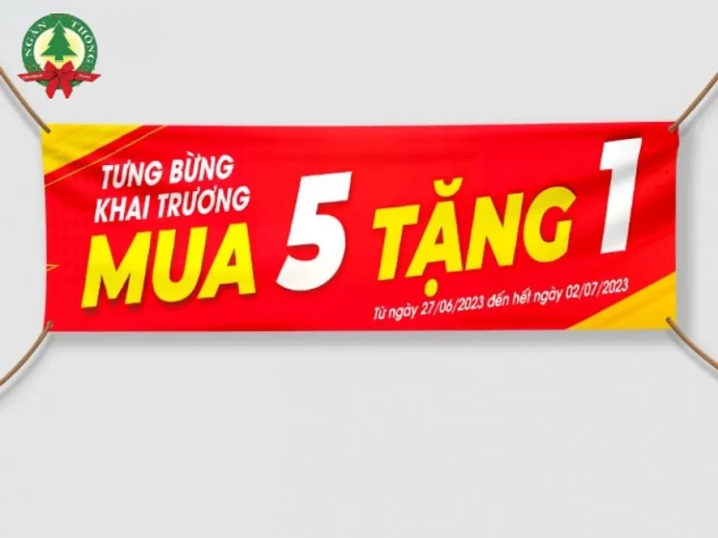 kích thước băng rôn khai trương