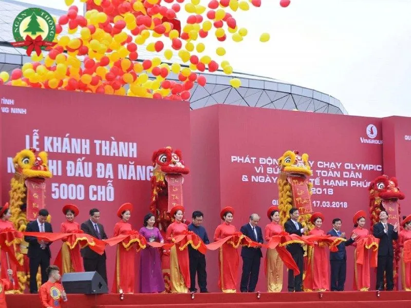tổ chức sự kiện khánh thành