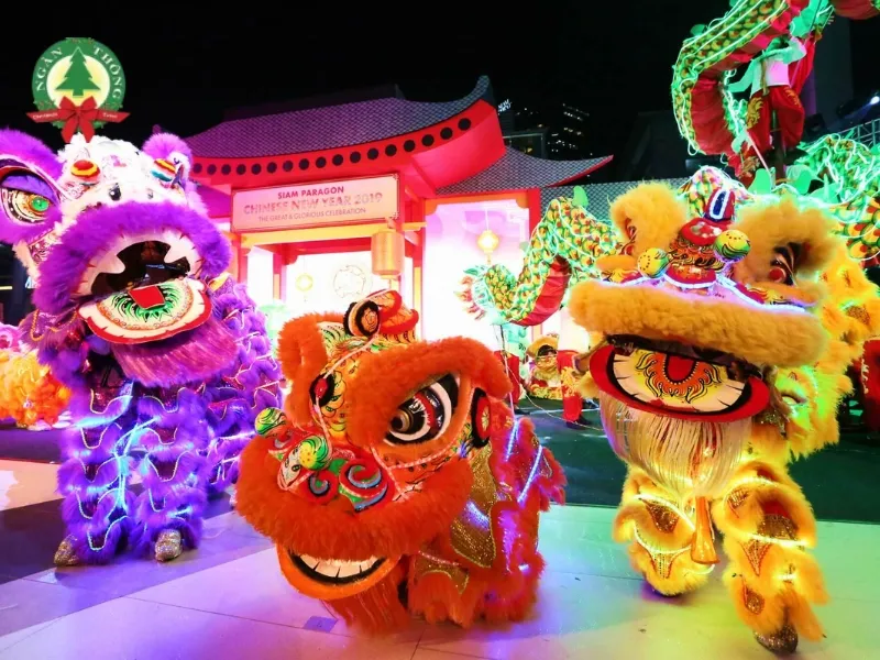 cho thuê đoàn lân sư rồng Trung Thu