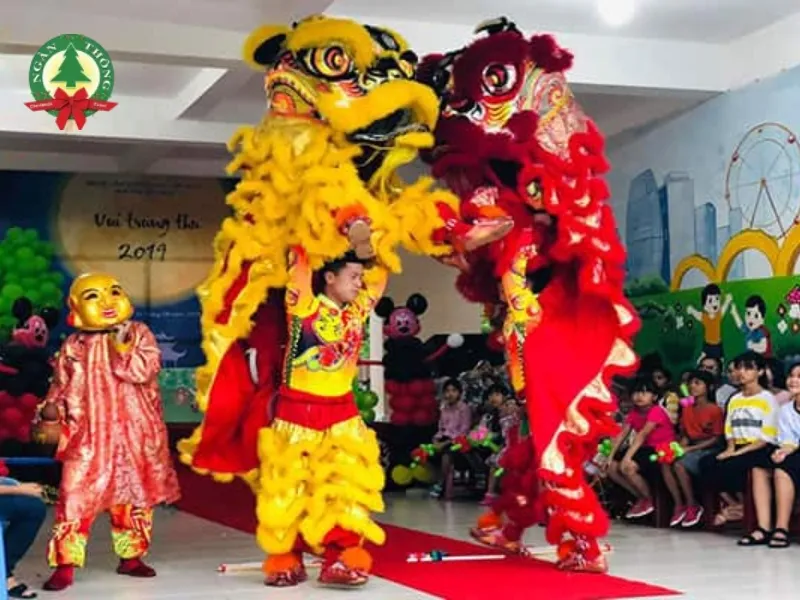 cho thuê đoàn lân sư rồng Trung Thu