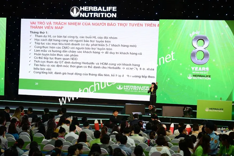 Hội nghị Herbalife tại SVĐ Quân khu 7